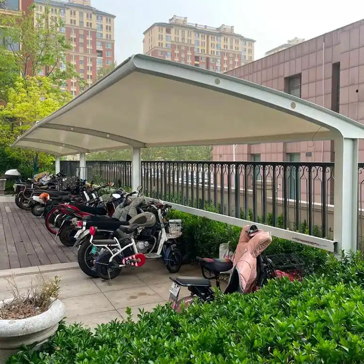 东辽县膜结构电动车棚